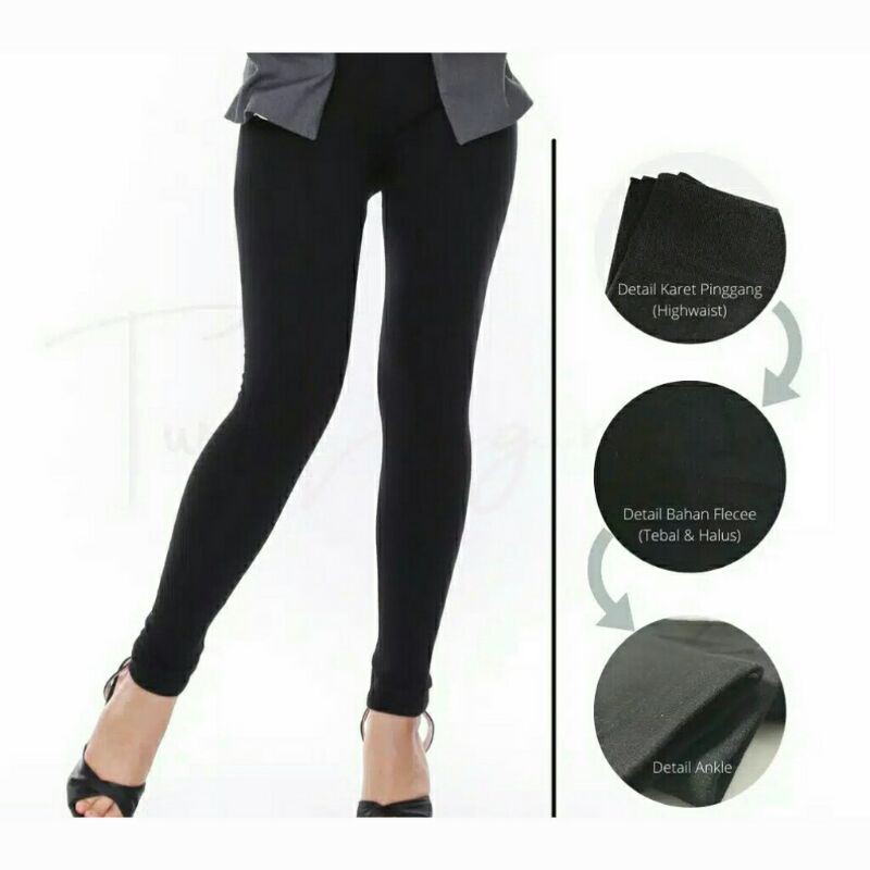 LEGGING WANITA POLOS TEBAL ALL SIZE GUOJISAN