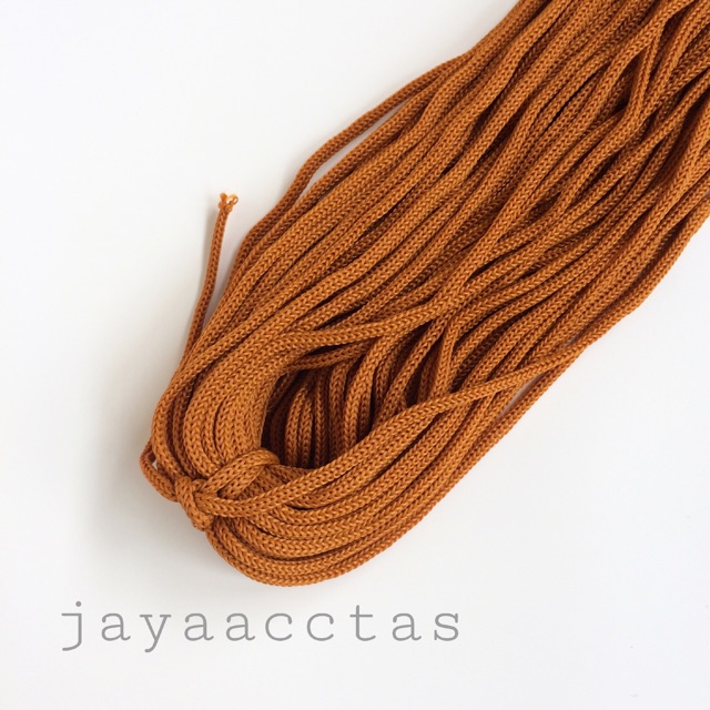 Tali kur 3 mm bahan benang poly dark orange