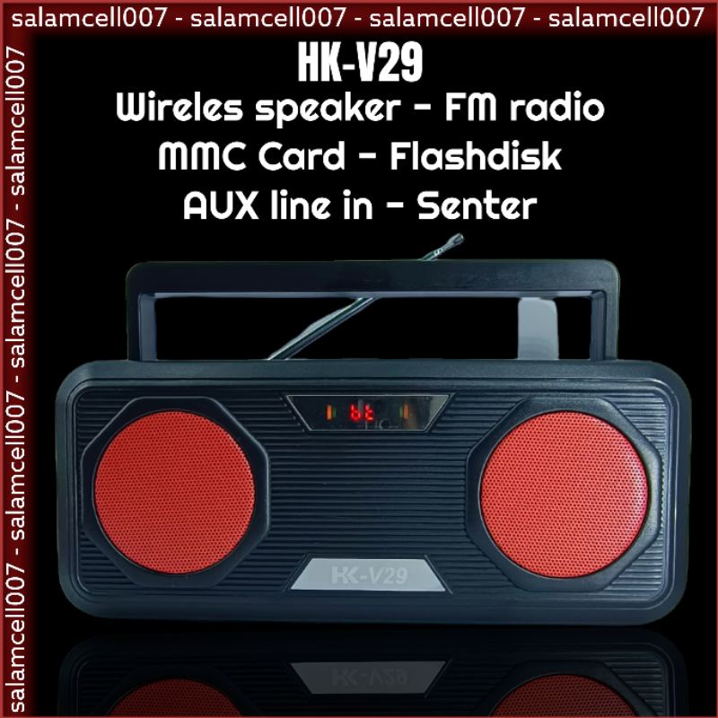 Speaker Bluetooth HK-V29 Original Garansi Resmi