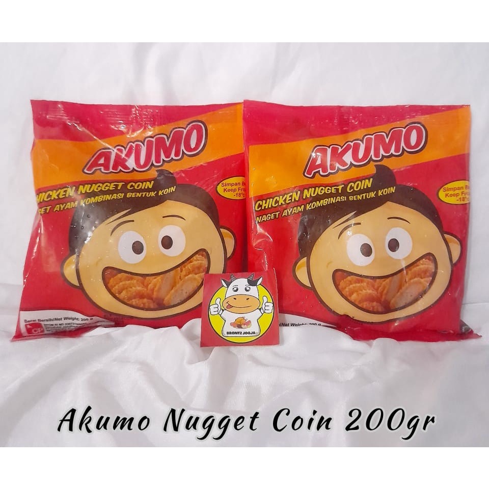 

AKUMO CHICKEN NUGGET COIN 200GR - FROZEN FOOD - BRONTZ JOGJA