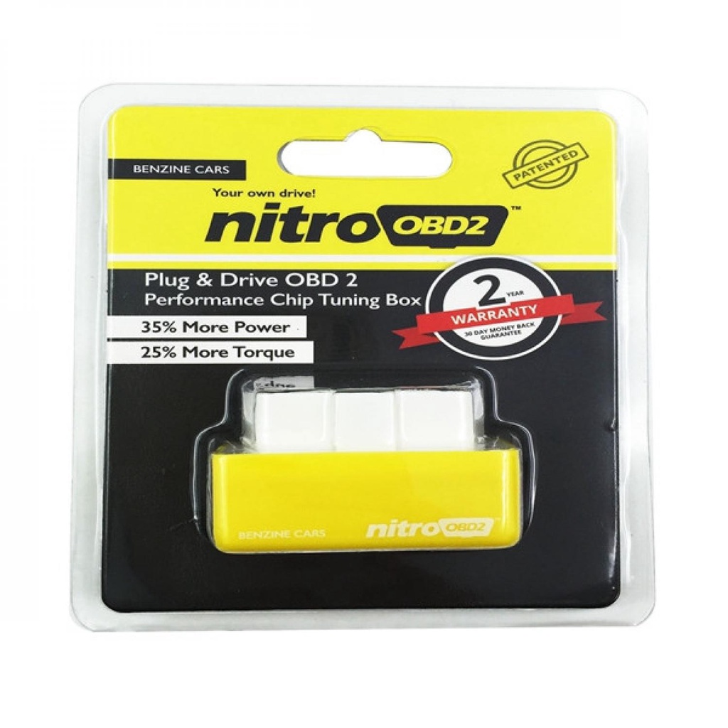 Nitro OBD2 Torque Tuning Box (Mobil Bensin) - XTY14521 (Replika 1:1)-Kuning