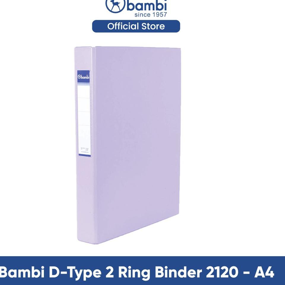 

ZYD Bambi D-Type 2 Ring Binder 2120 - A4 0R FNP