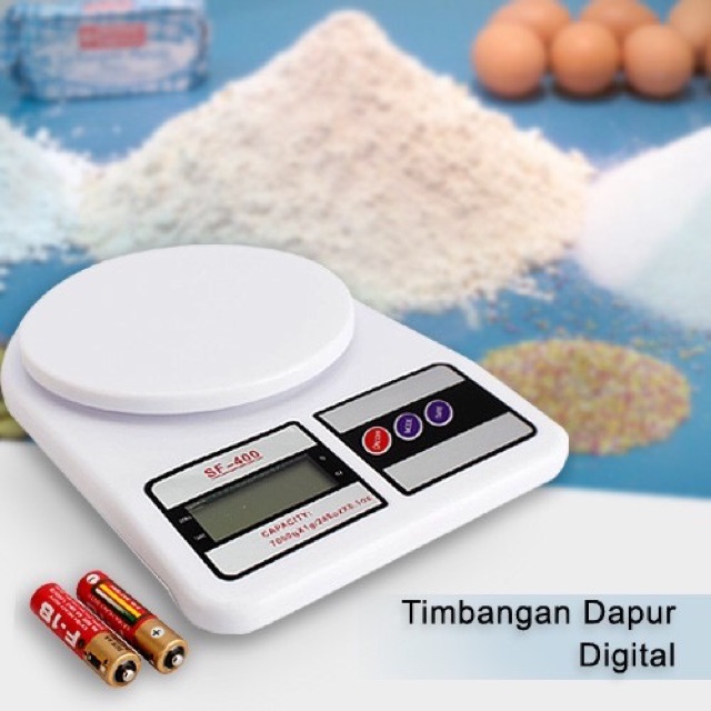 Timbangan digital 10 kg electronic kitchen scale timbangan kue dapur sf400 sf 400