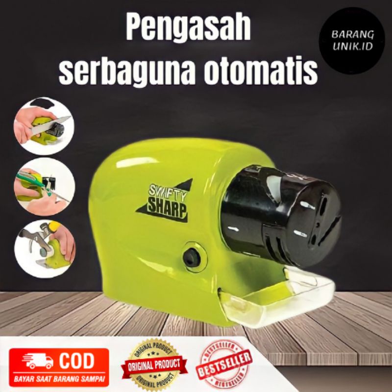 Alat Asahan Pengasah Set Pisau Dapur Stainless Elektrik Otomatis Alat Penajam Pisau Serbaguna