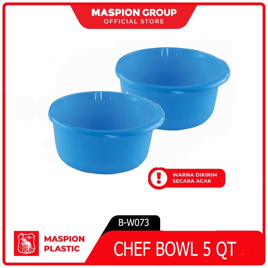 Maspion Baskom Plastik - Chef Bowl 5 Qt BW 073