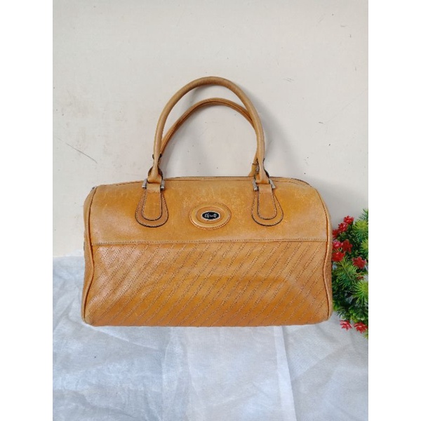 HANDBAG SPEEDY ELCANTO KULIT ASLI,  TAS SPEEDY,  PRELOVED HANDBAV KULIT,  PRELOVED TAS KULIT ASLI