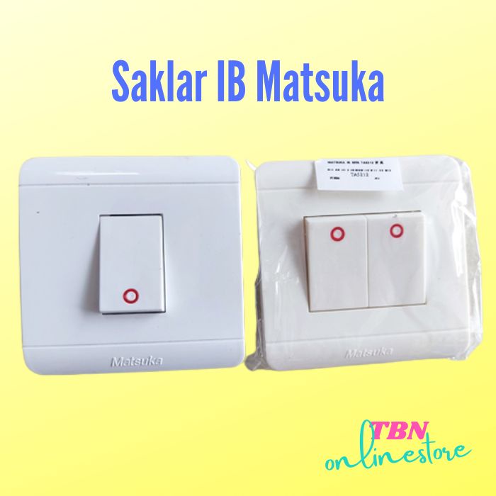 Saklar Tanam IB Engkel 5211 Seri 5212 Stop Kontak 5540 Matsuka (SNI)