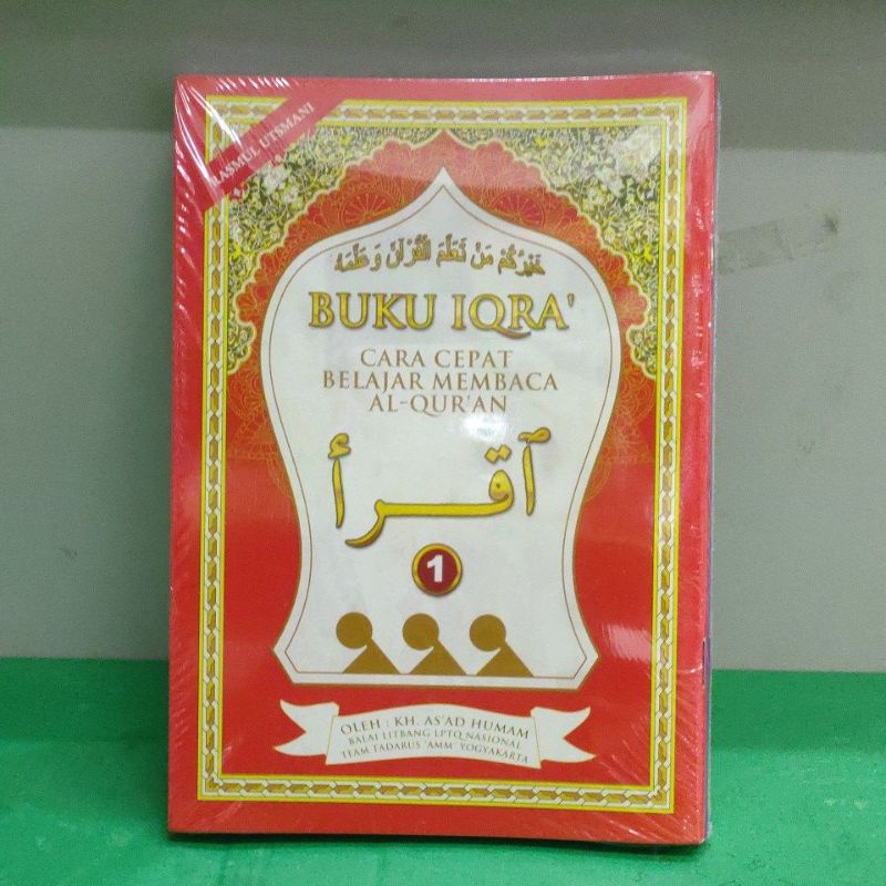 Buku Iqro 1set 6 Jilid ukuran A5 Rasm Utsmani