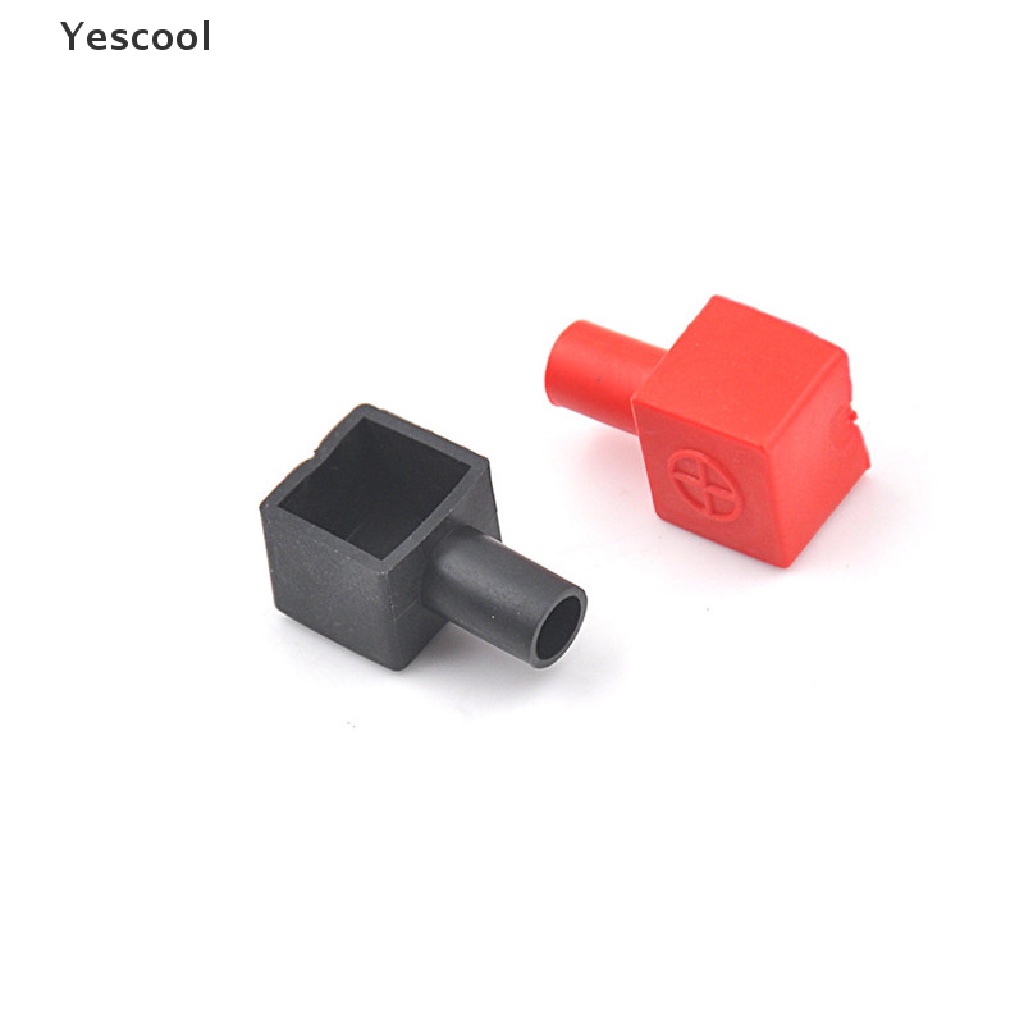 Yescool 2Pcs Cover Pelindung Terminal Kabel Motor Bahan Karet