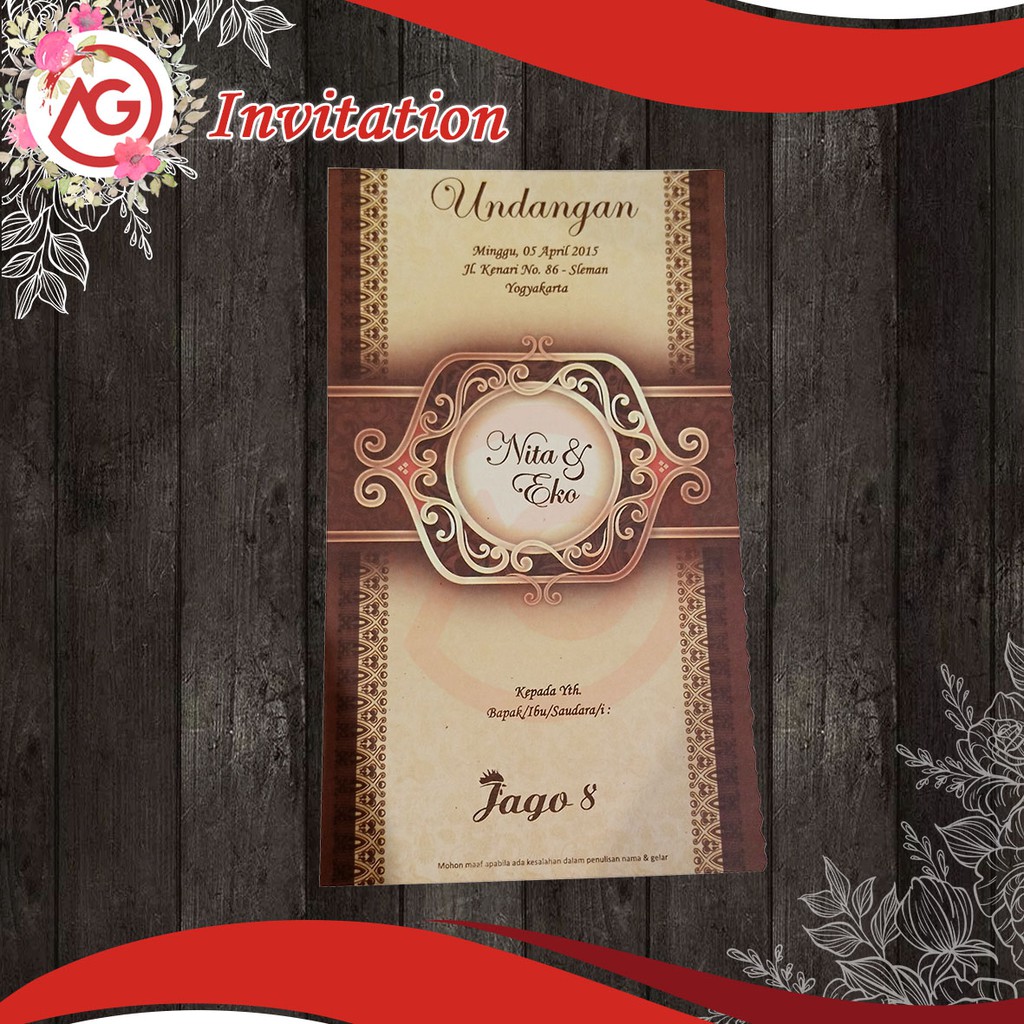 Blangko Undangan Jago 08