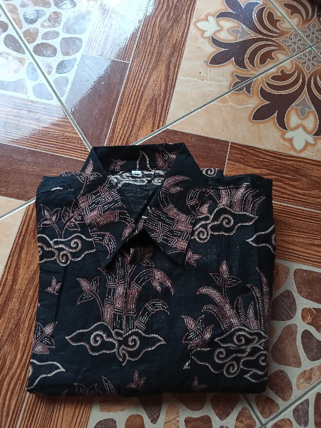 Baju Batik Pria Slimfit Big Size M L Xl Xxl Atasan Kemeja Batik Lengan Panjang Original