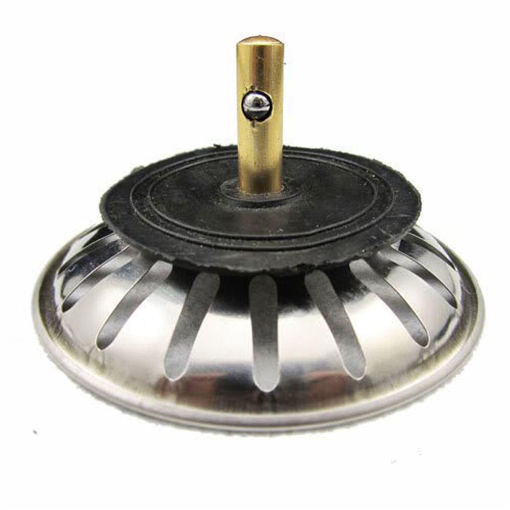 [Elegan] Saringan Dapur Hot Sale Hijau Bersih Kitchen Sink Basket Waste Plug Dengan Tangkai 80mm Dia.