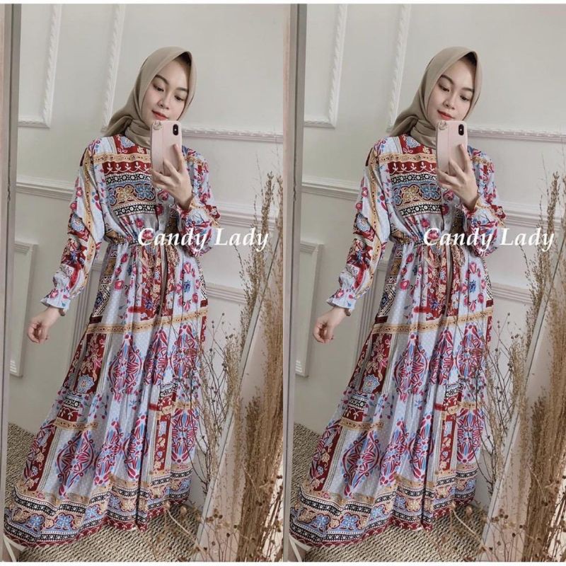 Deli Etnik Dress. Dress wanita terbaru. Dress wanita termurah. Deli dress etnik