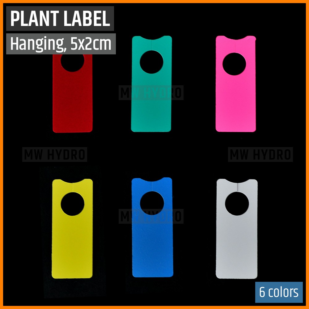 Plant Label Name Tag - Label Penanda Tanaman, Model Hanging Ring - Gantung 2x5 cm