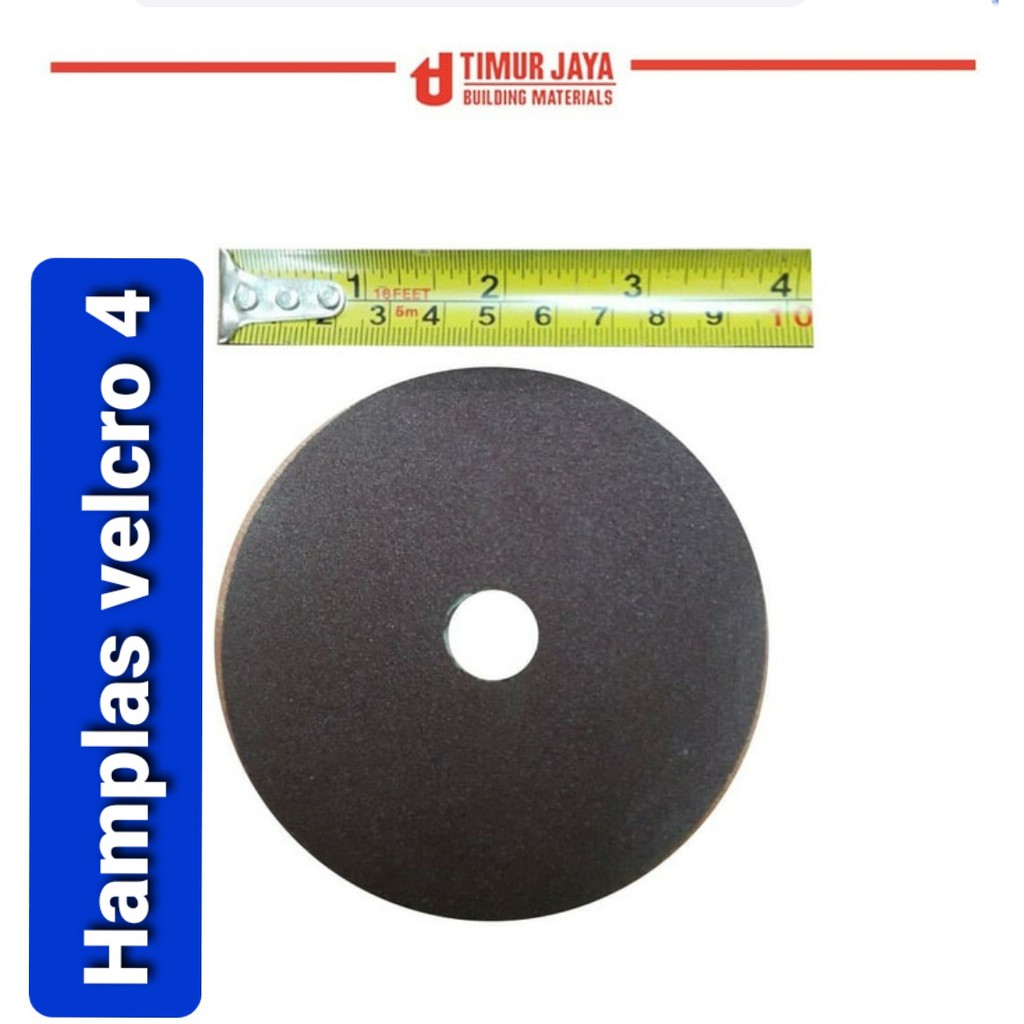 Amplas Bulat Velcro 4&quot; 80, 120, 180, 240, 400 PROHEX