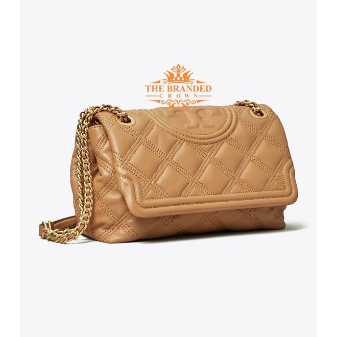 Tas Tory Burch 56716 Fleming Soft Medium Convertible Shoulder Tiramisu