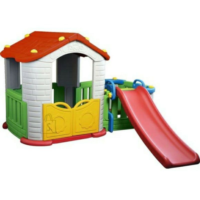 Rumah - rumahan Perosotan Tobebe Big Happy Playhouse with Slide Haenim Korea