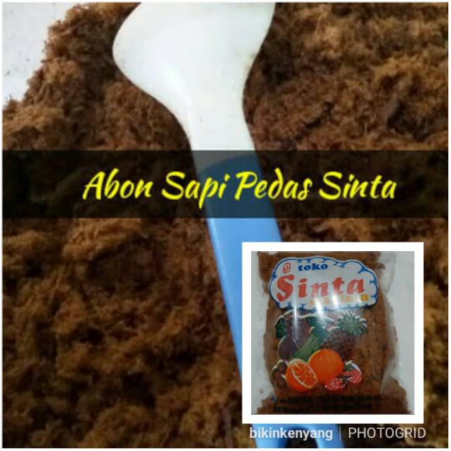 

Abon Sapi Pedas Asli "Sinta Manisan" Berat - 100 Gram