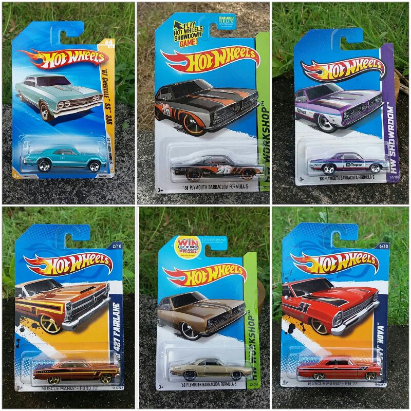 hot wheels model muscle mania