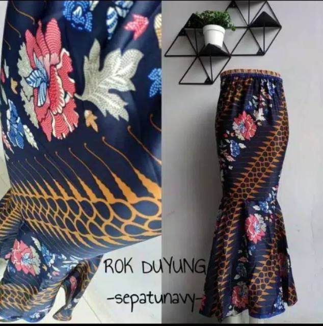 Rok duyung batik / rok mermaid / rok kebaya