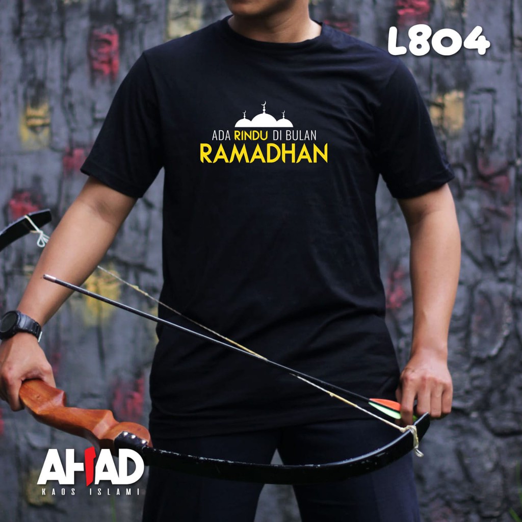 Kaos Islami Ahad - Ada rindu di bulan ramdhan L804