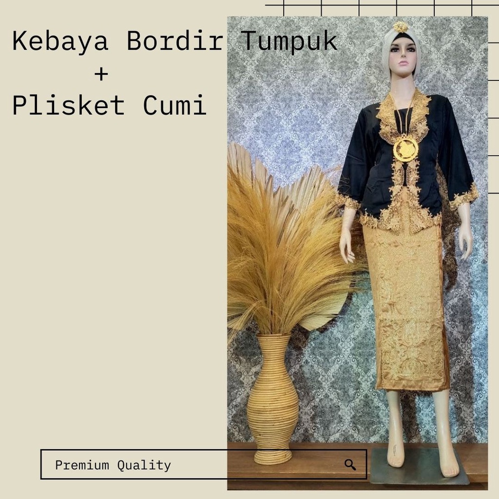 Kebaya Modern Bordir Baloteli Premium - Modeluv