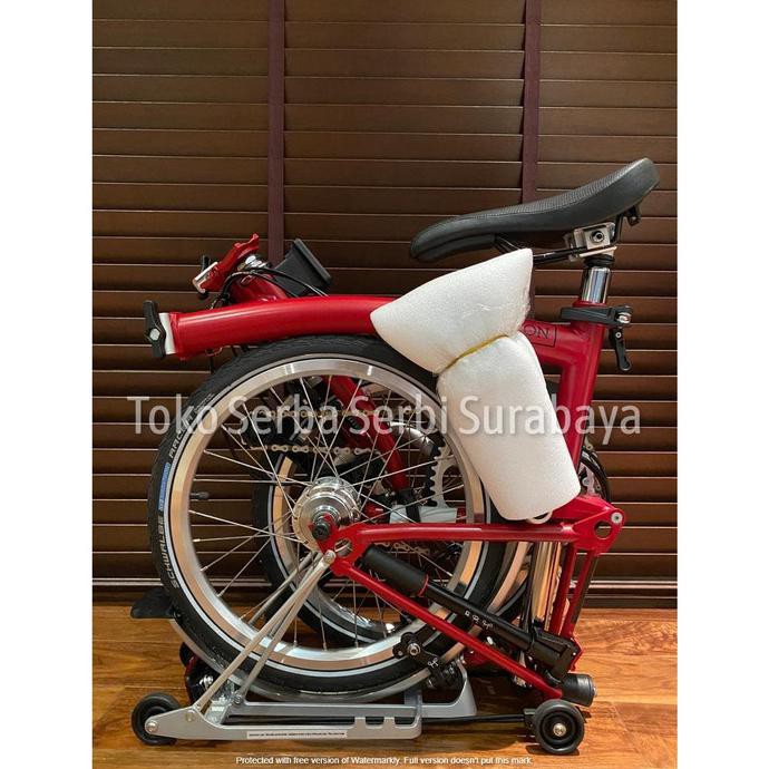 SOLD Brompton M6R House Red. NEW. Folding Bike. Sepeda Lipat