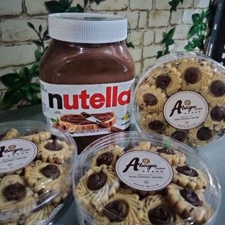 

Nutella cookies tart