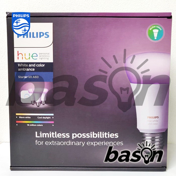 PHILIPS HUE Starter Kit 10W A60 E27 3 SET ID