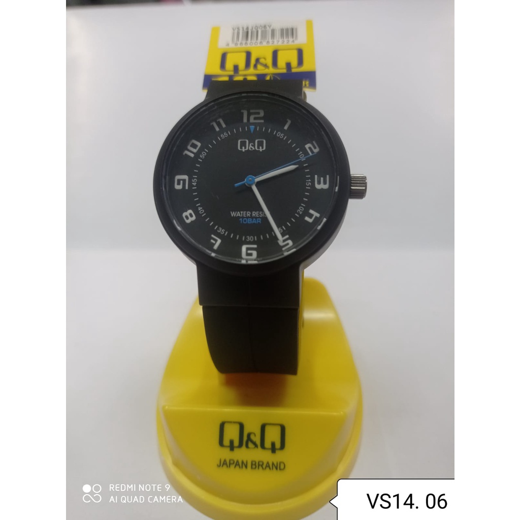 SALE Jam Tangan Pria Sporty Casual Rubber Analog Original Q&amp;Q QNQ QQ VS14 VS14J Series