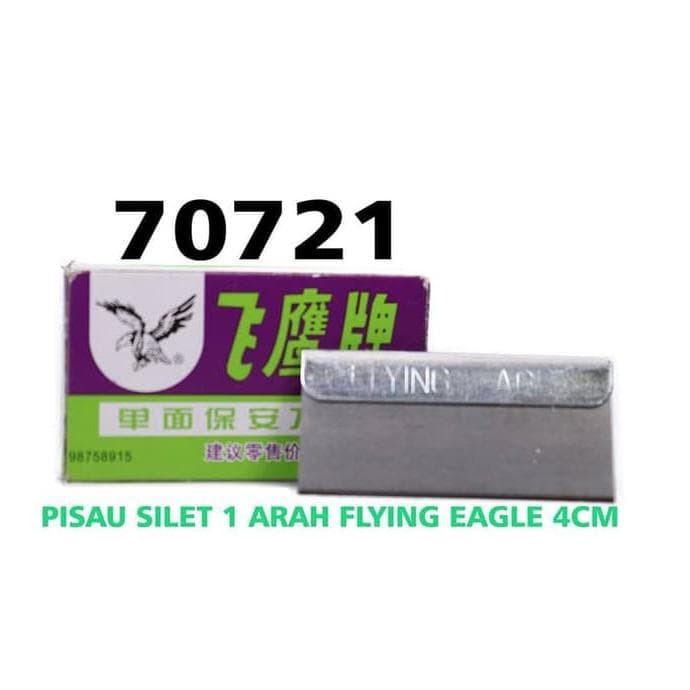 Safety Razor Blade Pisau Silet Satu Arah Ukuran 4 cm