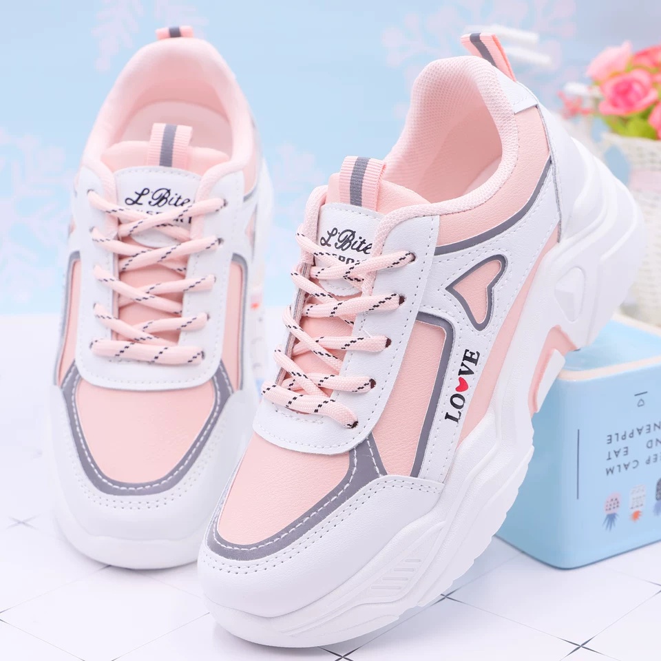 Sepatu Sneakers Wanita New - Sepatu Wanita Fashion Booming