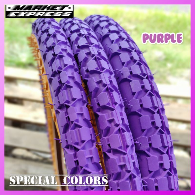 Ban sepeda warna UNGU sepedah bmx seli becak minion velg ring 20