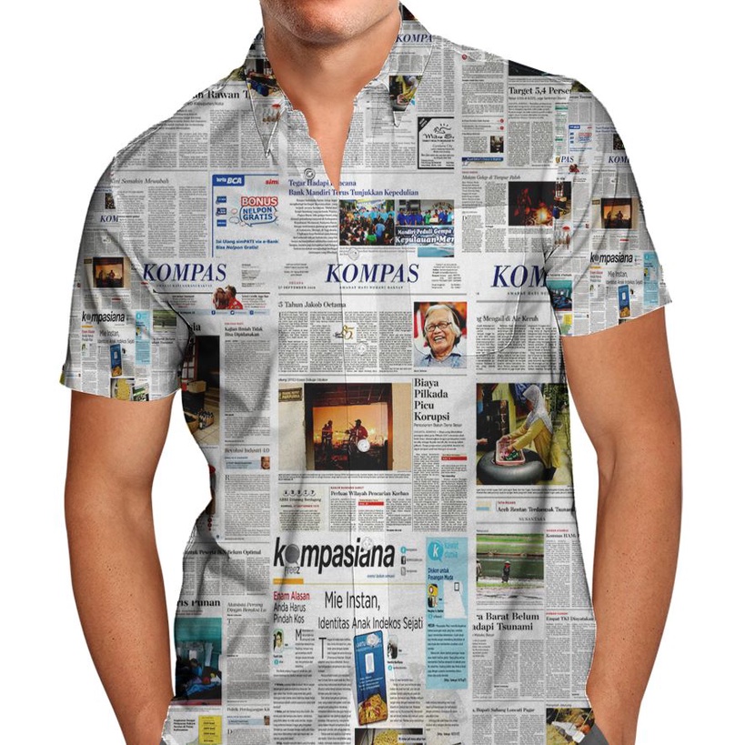 Kemeja Koran Kompas / Kemeja Motif Koran Kompas / Kemeja Motif Koran / kemeja Koran