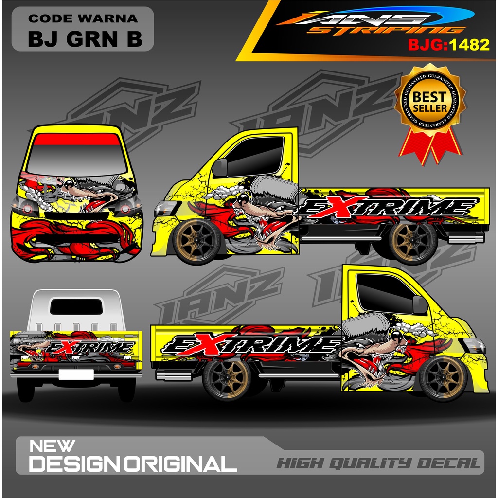 DECAL PICK UP GRANMAX CARRY FULL BODY / DECAL STIKER GRANMAX FREE REQUEST / VARIASI STIKER FULL BODY / STIKER PICK UP / STICKER GRANMAX