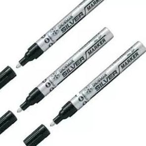 

☪ Spidol Paint Marker Snowman Silver per Pc ukuran Medium ☉