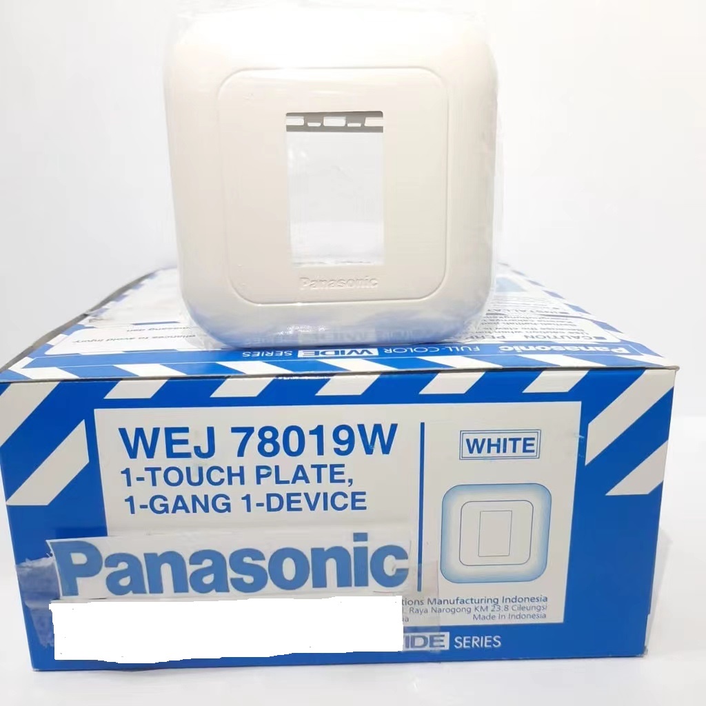 Frame Plat Saklar 1 Gang 1 Device Putih Panasonic WEJ 78019 WEJ78019