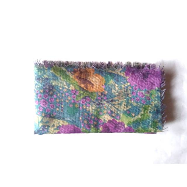 Hijab segi empat motif bolak balik / hijab segi empat / hijab rawis / preloved hijab