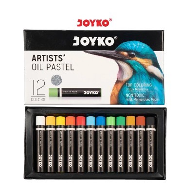 

PASTEL-DRY-OIL- JOYKO ARTISTS OIL PASTEL 12 OIL PASTEL KRAYON MINYAK OP-12ART CRAYON -OIL-DRY-