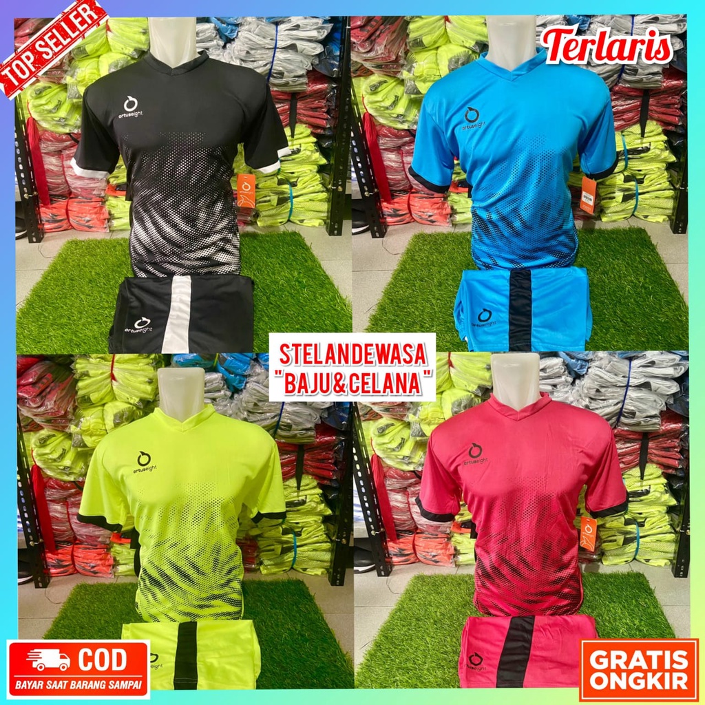 ( SENIOR ) JERSEY BOLA DEWASA  1 SET BAJU ORTUS PRINTING  JERSEY BOLA DAN FUTSAL MODE PRINTING