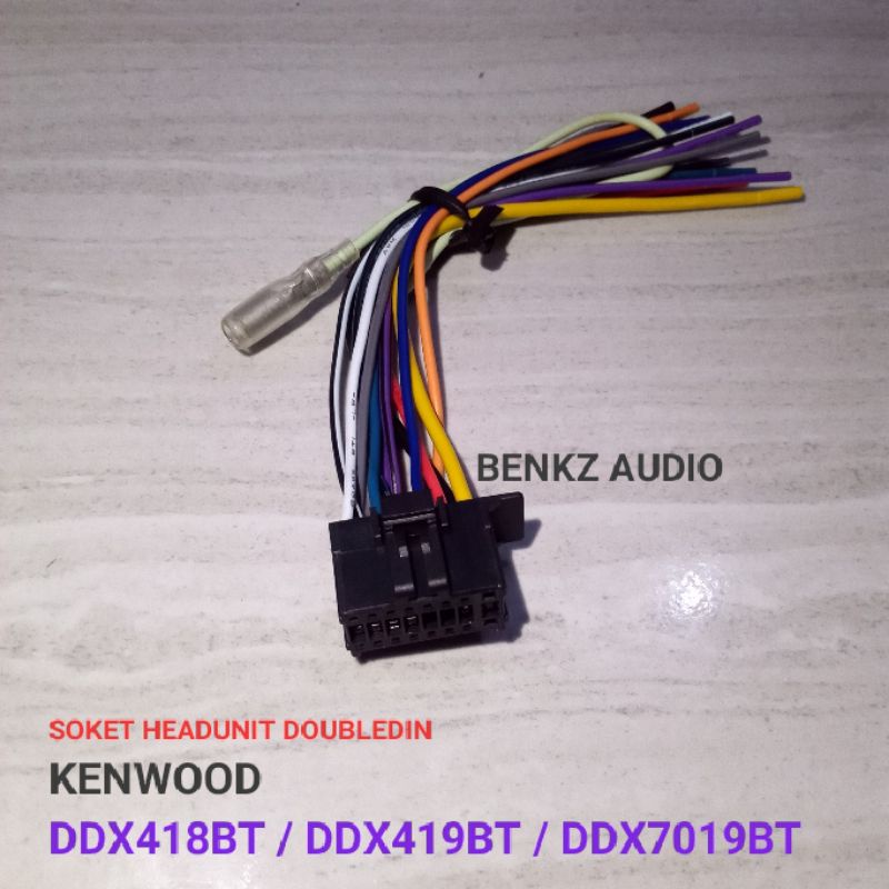 Soket Kenwood DDX417BT DDX418BT DDX419BT DDX7019BT