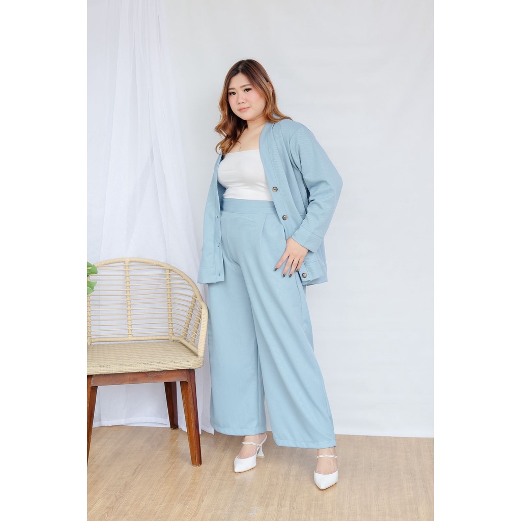 BIGWELL CELANA BIG SIZE PANJANG VIVO / BASIC PANTS SCUBA KNIT BIG SIZE / CELANA JUMBO KNIT