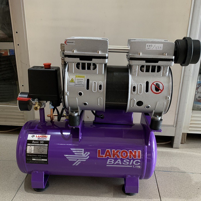 Kompresor Lakoni Fresco Basic 9S Oilless 3/4HP 8L Compressor