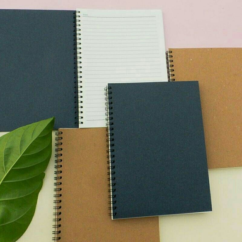 Jual Buku Catatan A5 Notebook Garis Craft Vintage Kotak Titik Buku ...