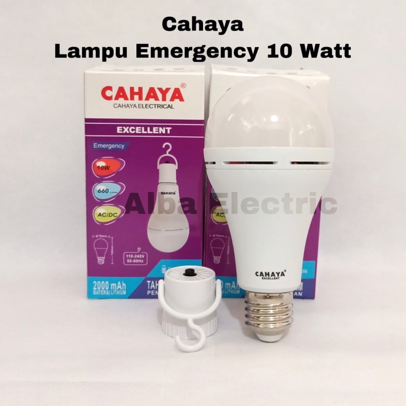 Lampu LED Emergency 10 Watt Cahaya Lampu Bohlam Emergency 10 Watt