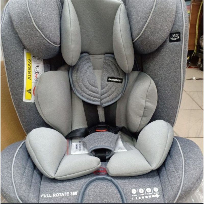 Makassar - Carseat Babydoes Isofix Full Rotate 360 Derajat CH 8735 ( New Model ) / Transporter 8738 SN ( 360˚ Rotated ) ISOFIX Kursi Mobil Bayi