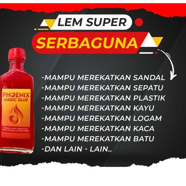 Harga Spesial.. LEM SERBAGUNA PHOENIX MAGIC GLUE