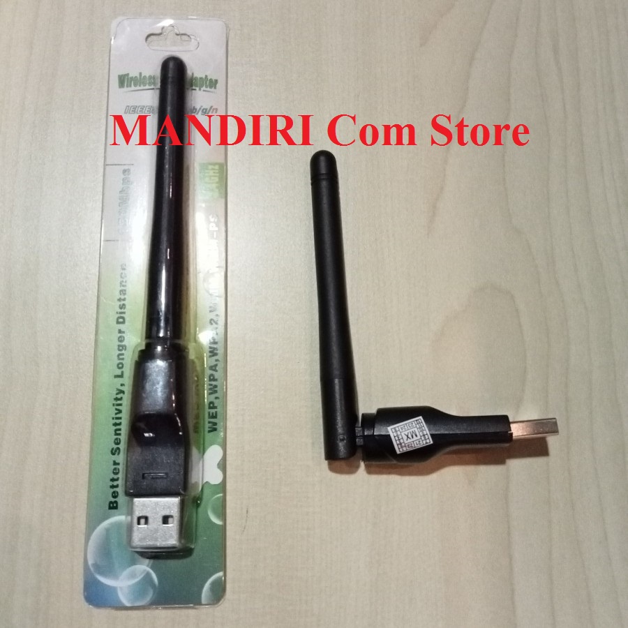 USB Wifi Wireless Mini Dongle Untuk Laptop Komputer PC + Antenna