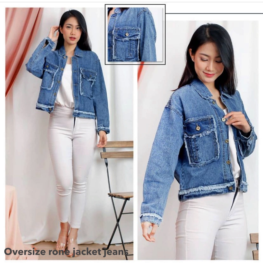 Oversize rone jacket jeans - Thejanclothes