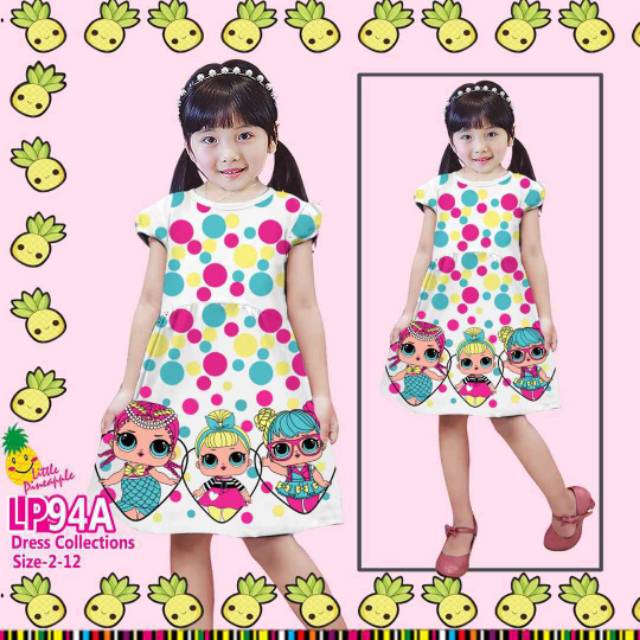 DRESS ANAK PEREMPUAN LITTLE PINEAPPLE